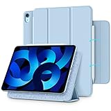 Vobafe Magnetische Hülle Kompatibel mit iPad Air 5 Generation Hülle 2022/iPad Air 4 Generation Hülle 2020 10.9 Zoll/iPad Pro 11 2018, Magnet Schutzhülle Unterstützt 2. Gen Aufladen-Himmel Blau