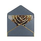 SSIMOO Gold Rosa Universalkarten - Ideal für Hochzeiten und Dankeschön - hergestellt aus hochwertigem Perlmuttpapier