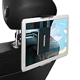 SUCESO Tablet Halterung Auto Kopfstützen Halterung Universal KFZ Tablet Halter Ständer 360°Drehung Kompatibel mit iPad Pro Air Mini 2 3 4, Samsung Tab,Huawei,Switch,Smartphone und Tablet (4.7-11')