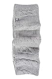 HEAT HOLDERS - Damen Winter Fleece Bunt Strick Grobstrick Loop Schal (One Size, Light Grey (Infinity))