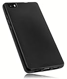 mumbi Hülle kompatibel mit Huawei P8 Lite 2015 Handy Case Handyhülle, schwarz