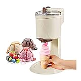Yokbeer Hausgemachte Elektrische Eismaschine Rezepte, Kegel-Eismaschine, Vollautomatische Frucht-Softeis-Maschine