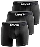 Levis Herren Boxershort Print Limited Black Edition 3er Pack - New Black - Gr. L