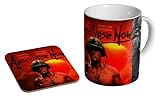 glades Apocalypse Now Marlon Brando Martin Sheen – Keramik-Kaffeetasse + Untersetzer, Geschenk-Set