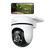 TP-Link Tapo C500 WLAN Überwachungskamera Außen, 360° Sichtbereich, 1080p Auflösung, Bewegungserkennung, Nachtsicht bis zu 30 m, Zwei-Wege-Audio, Kompatibel mit Alexa & Google