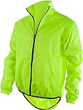 O'NEAL | Mountainbike-Regenjacke | Mountainbike MTB Downhill BMX | Wasserabweisend & atmungsaktiv, Elastische Bündchen, Reflektierender Print | Breeze Rain Jacket | Erwachsene | Neon-Gelb | Größe XL