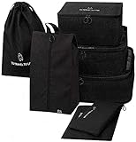 Packing Cube 7 stück, mittelgroße Kleidertaschen(Black)