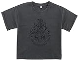 Harry Potter Kids - Hogwart's Crest Frauen T-Shirt grau 164 100% Baumwolle Fan-Merch, Filme, Hogwarts