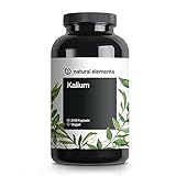 Kalium – 240 Kapseln mit 800 mg elementarem Kalium (aus Kaliumcitrat) pro Tagesdosis – für Blutdruck, Muskelfunktion & Nervensystem – vegan, hochdosiert, ohne Zusätze – in Deutschland produziert