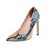 Angelay-Tian High Heels Schuhe für FrauenRubber,Mikrofaser,Niedrig Top,Stiletto Ferse,Viskoseschuhe,erhöhte Hülse/Überschuhe 11cm (Color : A, Size : EU48)