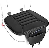 Tsumbay Autositzkissen Reiner Memory-Schaum Sitzkissen Komfort Sitzschutz mit Rutschfester Unterseite Universal für die Verwendung im Home Car Office Stuhl - 1Pack