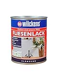 Fliesenlack glänzend Cremeweiss - RAL 9001 Wilckens 750 ml ca. 10 qm/Liter Grundantrich Endanstrich Lack Kunstharzbasis