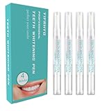 YIFRHYO Zahnaufhellung Stift Aufhellungsstift für Weiße Zähne, Natürlich Aufhellen und Zähne Bleichen, Bleaching Stift effektiv Flecken entfernen 4PC(Kein Peroxid)