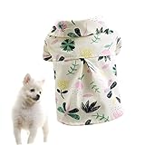 Mipcase Cowboys Hundetrikot Hawaiihemd Hundekleidung Für Große Hunde Mittlere Hundekleidung Hundekleidung Für Kleine Hunde Grünes Katzenhemd Hundesommerkleidung Hundehemd Welpenkleidung