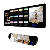 Personalisiertes 2022-Kalender-Mauspad mit Bildern, Text, Logo oder Kunstdesign und gestalten Sie Ihr eigenes individuelles Mousepad, personalisiertes Gaming, Büro-Home-Mousepad-Geschenk
