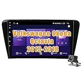 Android 11 2 Din Car Radio with Bluetooth 10 in Touchscreen for Volkswagen-Skoda-Octavia 2013-2018 MP5 Multimedia Video Player Support Carplay FM AM RDS GPS Steering Wheel Control,M300s