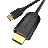 USB C auf HDMI 4K,VENTION USB Typ C auf HDMI Kabel (Thunderbolt 3 kompatibel) kompatibel mit iPad Pro/Air, MacBook, XPS 15/13, Surface Book-1,5M