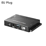 Varadyle USB 3.0 zu 2.5/3.5/5.25 IDE SATA Festplatte HDD Transfer Konverter Kabel EU Stecker