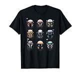 Star Wars The Mandalorian Battle Worn Helmets T-Shirt