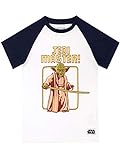 Star Wars Jungen Yoda T-Shirt Weiß 146