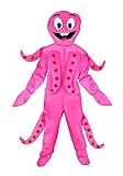Krake pink Einheitsgrösse L -XL Kostüm Oktopus Fasching Karneval Hai Tintenfisch