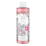 Woods of Windsor Rose Bade- und Duschgel, Duschgel für Damen mit blumigen Noten von weißem Jasmin und Ylang-Ylang, feuchtigkeitsspendendes Duschgel für Damen mit Vitamin E, echter Rosenduft, 250