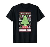 Chemistree Lustiger Periodensystem Chemie Weihnachtsbaum T-Shirt