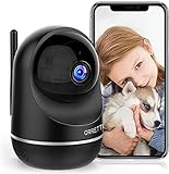 ORRETTI X21 Babyphone - Dual-Band-WLAN-IP-Kamera für den Innenbereich, 1080P-Überwachungskamera mit Bewegungserkennung, Nachtsicht und 2-Wege-Audio