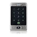 wasserdichte Touch-Metall-Zugangskontrolle, elektronisches Türschloss, elektrischer Toröffner, intelligente Tastatur, Gehäuse, Leser, Ausweis für Unternehmen (Farbe: Fat Silver)