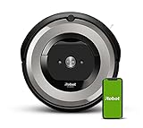 iRobot Roomba e5 (e5154) App-steuerbarer Saugroboter (Staubsauger Roboter) mit zwei Gummibürsten für alle Böden, Ideal bei Haustieren, Individuelle Anpassung per App, Kompatibel mit Sprachassistenten