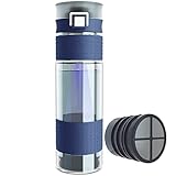GOSOIT UV Trinkwasserfilter Sport Wasserfilter Flasche Wasserreiniger Filtration für Wandern, Camping, Überleben, Reisen und Notfall Entfernt 500 ml / 17 OZ