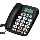 LIbgiubhy Schnurgebundenes Festnetztelefon Mit Großem Display Bleiben Sie Verbunden Und Organisiert Mit Diesem Funktionalen T
