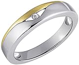 Goldmaid Damen-Ring 925 Sterling Silber rhodiniert Diamant Gr.60 (19.1) Sd R4260SG60 Verlobungsring Diamantring