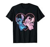 Disney Lilo and Stitch Angel Heart Kisses T-Shirt