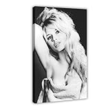 Brigitte Bardot Vintage-Foto, Leinwandposter, Schlafzimmer, Dekoration, Landschaft, Büro, Raumdekoration, Geschenk, 40 x 60 cm, 7 Stück