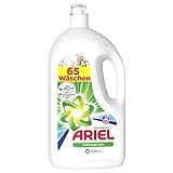 Ariel Waschmittel Flüssig, Flüssigwaschmittel Universal, Strahlend Rein, (2 x 3.575 L) , 130 Waschladungen (2er Pack)