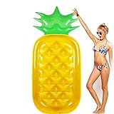 Aufblasbare Ananas-Schwimmer,groß Luftmatratze,für Pool-Party,den Außenbereich,Schwimmbad,Fluss,Strandliege, lustige Strandschwimmer, Sommerdekorationen für Erwachsene