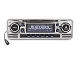 Retro Radio 4x75W met FM, CD, Bluetooth® Technologie en USB - Silber (RCD120BT)