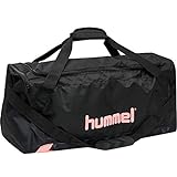 hummel Active Medium Bag M Sporttasche Sportsbag, Schwarz/Rosa