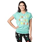 Zumba Unisex Active Fitness Unisex Workout T-Shirts Printed Graphic Gym Tops for Women and Men T-Shirt
