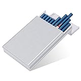 KUNWFNIX Zigarettenetui aus Kunststoff für Frauen (20 Kapazitäten) Zigarren-Schutzhülle Box, harte Box mit solidem Magnetverschluss
