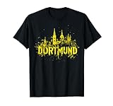 Stadt Dortmund Schwarz Gelb Malerei Kunst Dortmund T-Shirt