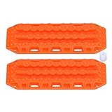 INJORA Crawler Sand Ladder Plastik RC Sand Board Mini Recovery Board für 1/24 RC Crawler Axial SCX24 Upgrade Teile (2pcs Orange)