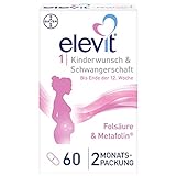 Elevit 1, 60 Tabletten, Nährstoffe ab Kinderwunsch und im ersten Schwangerschaftsdrittel