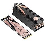 Sabrent M.2 NVMe SSD 1TB Gen 4 mit Kühlkörper, Internes Solid State 7000 MB/s Lesen, PCIe 4.0 intern Festplatte kompatibel mit Playtation 5, PS5 Konsole, PCs, NUCs Laptops und desktops (SB-RKT4P-1TB)