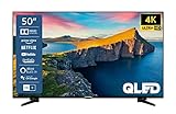 Telefunken QU50K800 50 Zoll QLED Fernseher/Smart TV (4K UHD, HDR Dolby Vision, Triple-Tuner, Bluetooth, WLAN, Netflix, uvm) - Inkl. 6 Monate HD+
