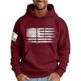 Herren Mit Kapuze Druckte Sweatpullover Kapuzenpullover Herren Hoody Sweatshirt Bequeme Sportswear Langarm Trainingsjacke Harajuku College Jacke Lose Herbstmantel Weich Pullis Streetw