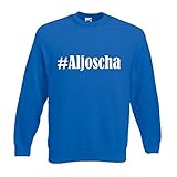 Reifen-Markt Sweatshirt Damen #Aljoscha Größe XL Farbe Blau Druck Weiss