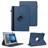 NAUC Universal Tasche Schutz Hülle Tablet Schutzhülle Tab Case Cover Bag Etui 10 Zoll, Farben:Blau, Tablet Modell für:Jay-Tech PC PA1070