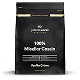 100% Micellar Casein | VANILLECREME | von THE PROTEIN WORKS |1kg | Perfekter Shake zur Regeneration über Nacht